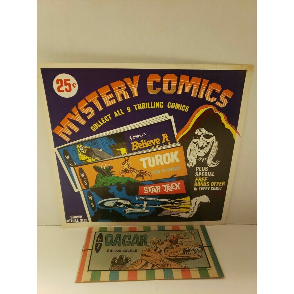 Vintage Dan Curtis Old Giveaway Mini Comic New Old Stock #8 Dagar